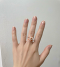 Nhẫn hải quỳ màu cam